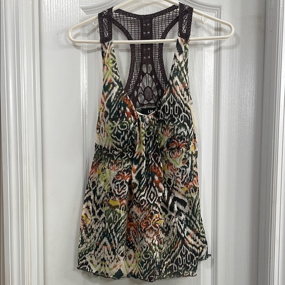 Multicolor Racerback Top - Picture 1 of 8